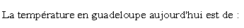 température