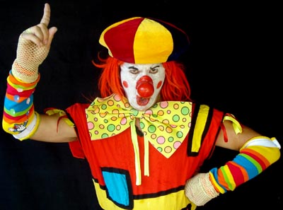 Le clown Roberto hep la ! 