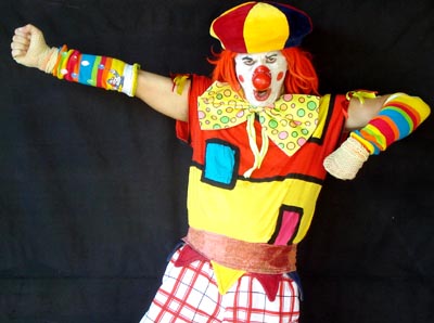 Clown Roberto pas content