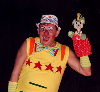 Le clown et sa maronnette