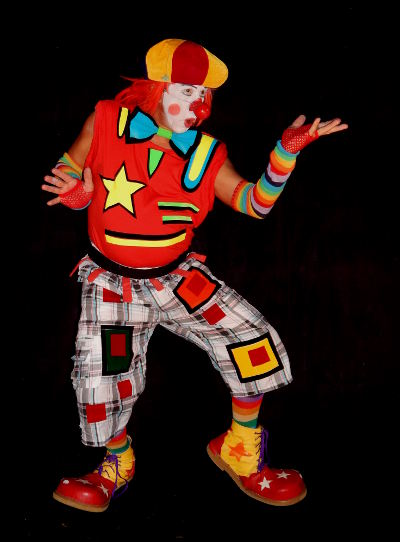 Clown Roberto et le plateau imaginaire