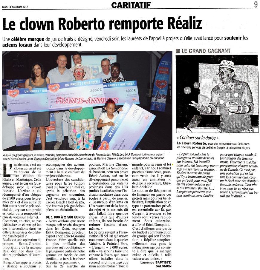 Remise des prix réaliz