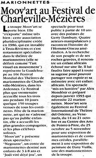 Festival mondial des théâtres de marionnettes