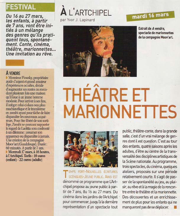 Spectacle A vendre