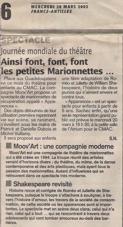 Moov'Art en Martinique